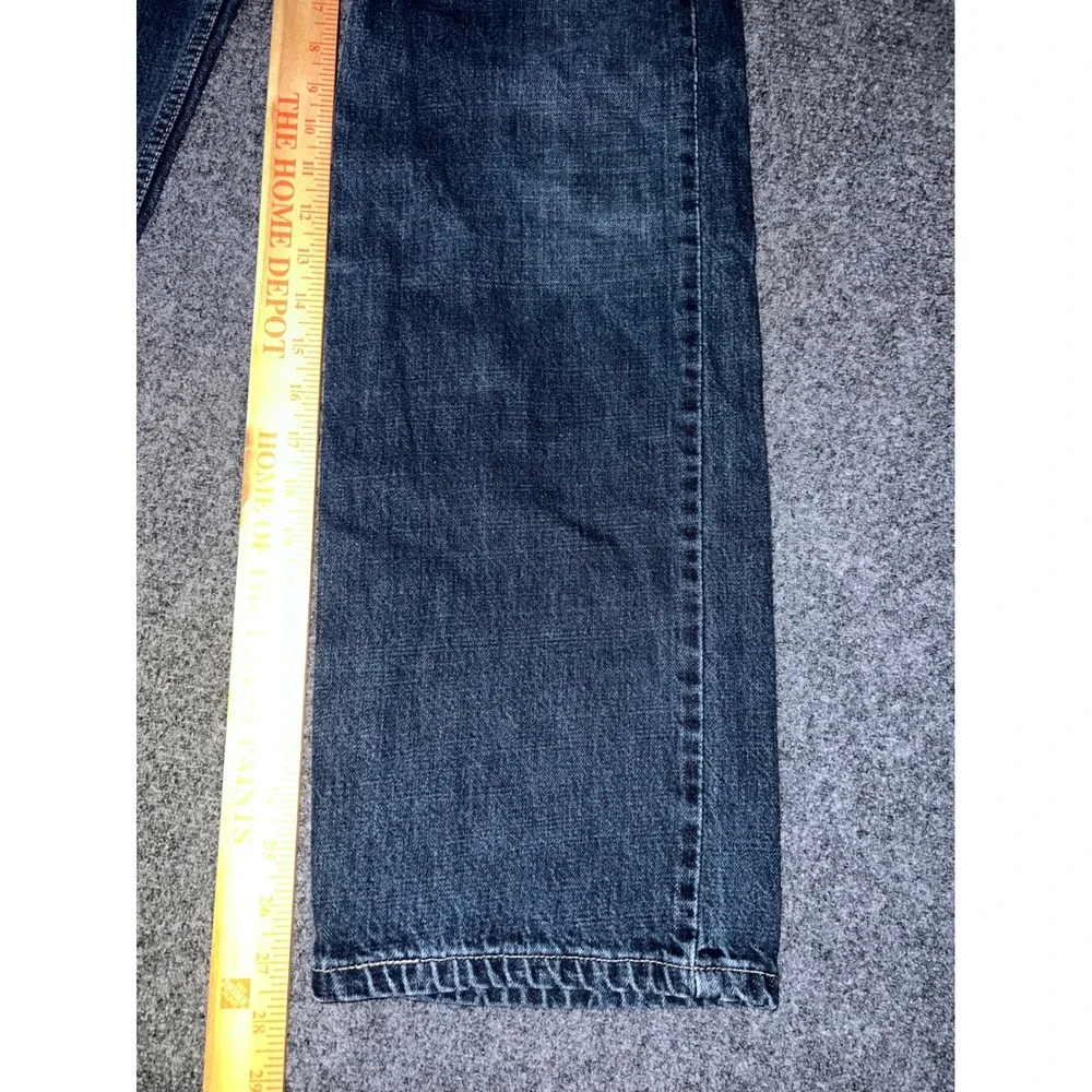 Levis 529 Low Rise Straight Jeans Mens 31x30 Dark Wash Blue Denim Cotton